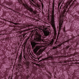 Printed Knit - DELPHINE - 007 - Wine