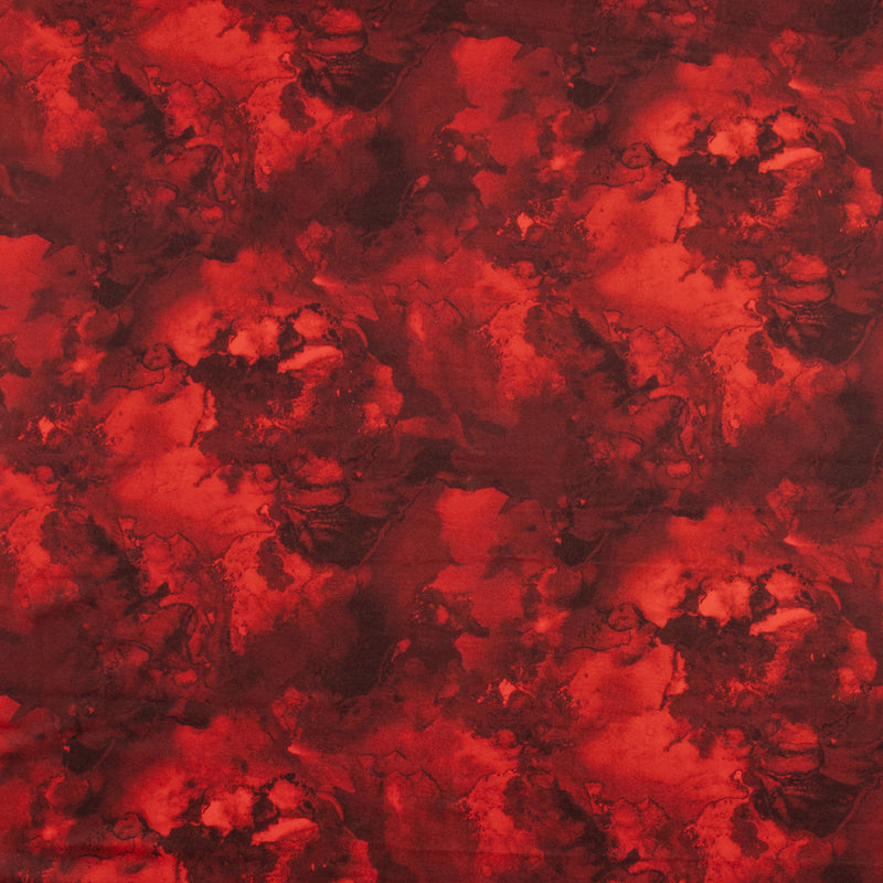 Tricot imprimé - ARIELLE - 002 - Rouge