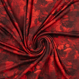 Tricot imprimé - ARIELLE - 002 - Rouge