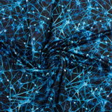 Tricot imprimé - ARIELLE - 004 - Bleu