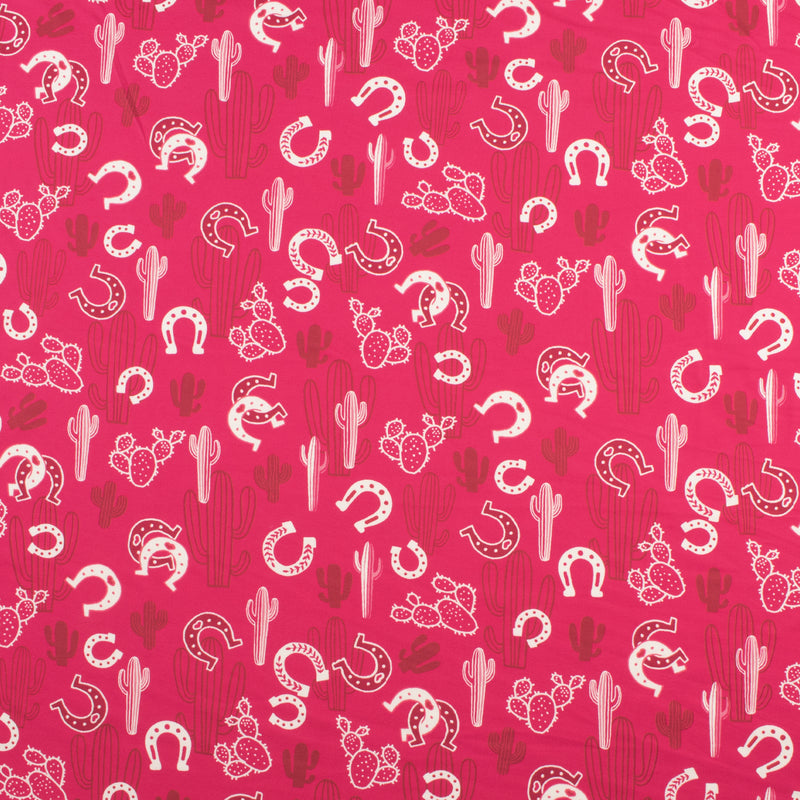 Knit Print - ARIELLE - 005 - Hot Pink