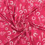 Knit Print - ARIELLE - 005 - Hot Pink