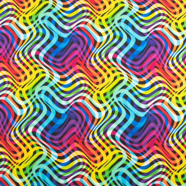 Tricot imprimé - ARIELLE - 006 - Multicouleur