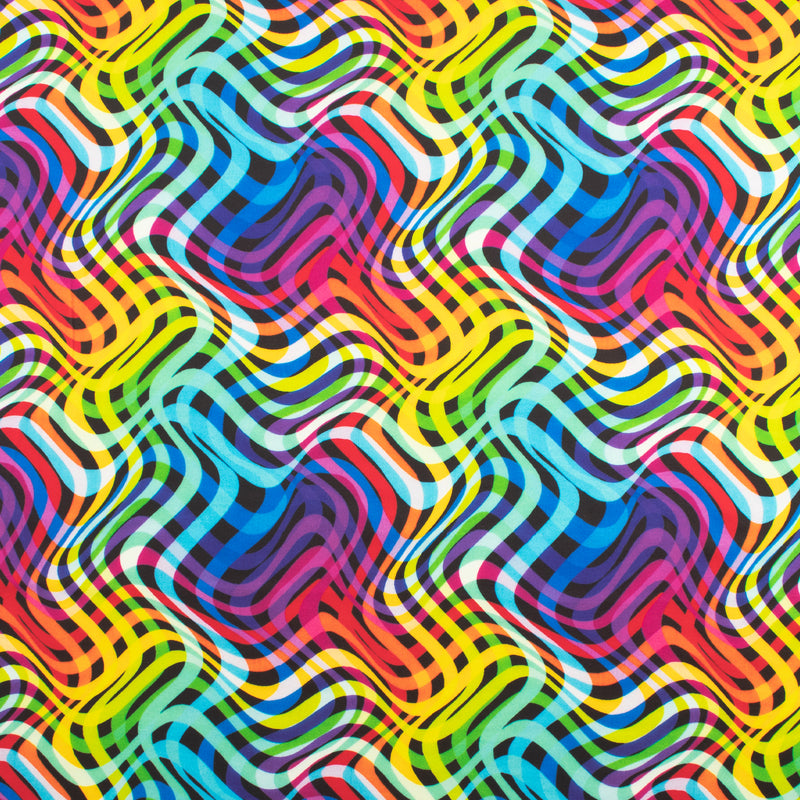 Tricot imprimé - ARIELLE - 006 - Multicouleur