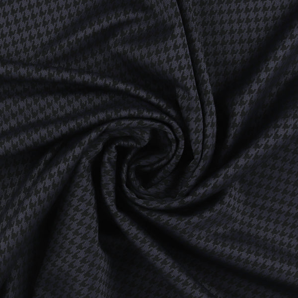 BLUE HORIZON Houndstooth Check - Blue