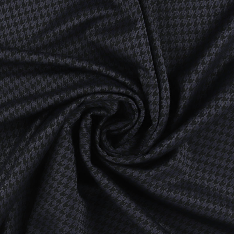 BLUE HORIZON Houndstooth Check - Blue