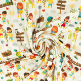 Printed Knit - LITTLE EXPLORER - 002 - Offwhite