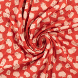 Tricot Imprimé - PAYS DE RÊVE - 010 - Rose