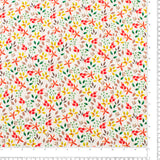 Tricot Imprimé - PAYS DE RÊVE - 013 - Rose/Vert