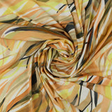 Tricot imprimé - CAMÉLIA - 004 - Blé Doré