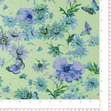Tricot imprimé - CAMÉLIA - 006 - Pistache