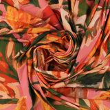 Tricot imprimé - CAMÉLIA - 008 - Rose