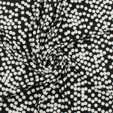 Tricot imprimé - MUSE - 004 - Noir