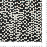 Tricot imprimé - MUSE - 004 - Noir