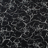 Tricot imprimé - MUSE - 005 - Noir