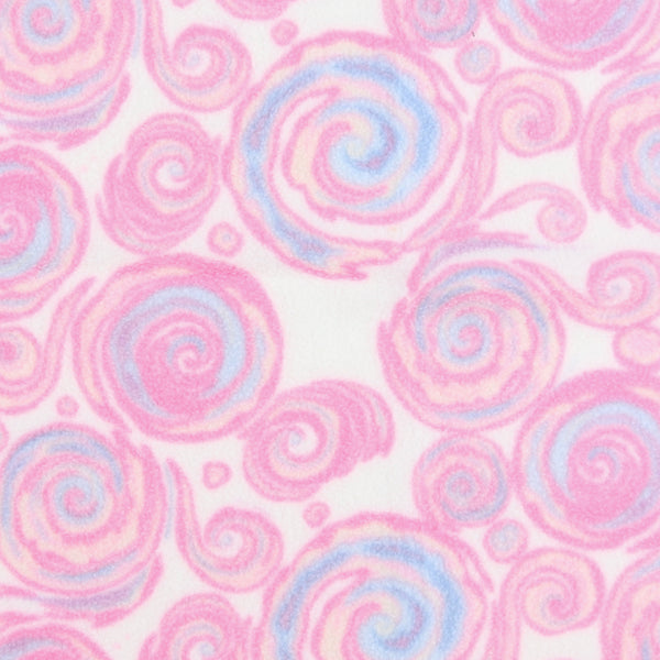 Mountain Fleece Prints Baby - Swirls - 008 - Lilac