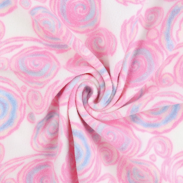 Mountain Fleece Prints Baby - Swirls - 008 - Lilac