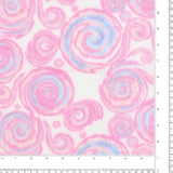 Mountain Fleece Prints Baby - Swirls - 008 - Lilac