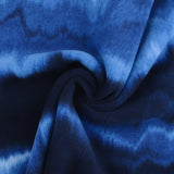 Mountain Fleece Prints - Waves - 007 - Blue