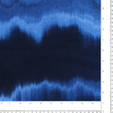 Mountain Fleece Prints - Waves - 007 - Blue