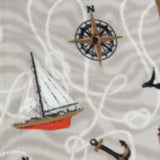 Molleton imprimé - Côte Est - 011 - Gris