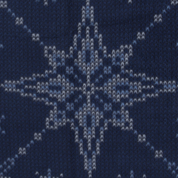 Mountain Fleece Prints - Nordic Knit - 016 - Navy
