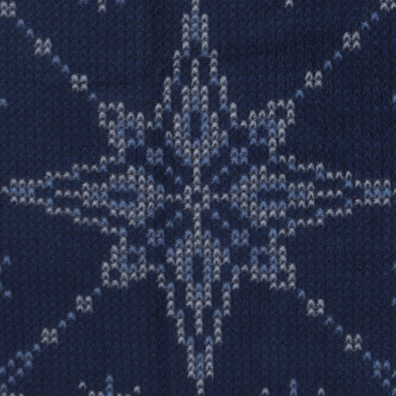 Mountain Fleece Prints - Nordic Knit - 016 - Navy