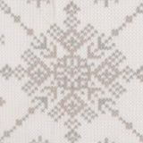 Molleton imprimé - Tricot Nordique  - 017 - Gris