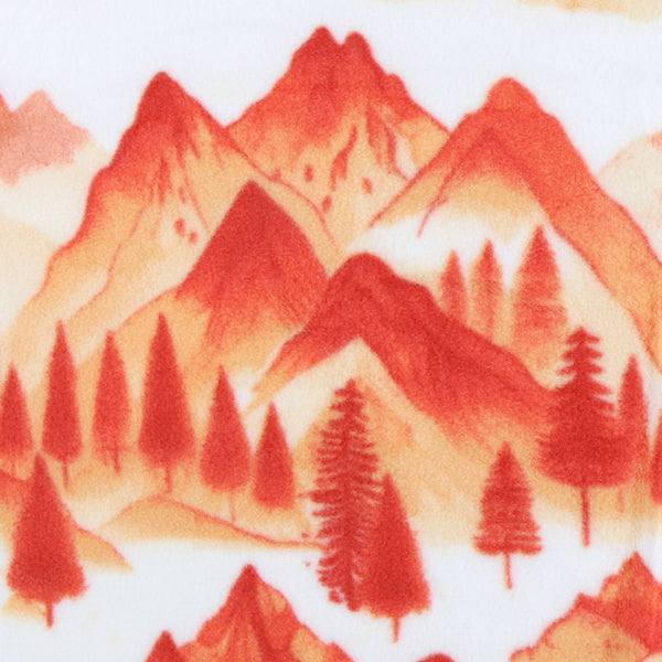 Mountain Fleece Prints - Mountain View - 025 - Sunset
