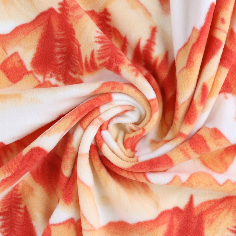 Mountain Fleece Prints - Mountain View - 025 - Sunset