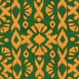 Molleton imprimé - Tricot Torsades - 032 - Orange