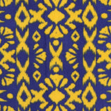 Mountain Fleece Prints - Ikat Art - 033 - Indigo