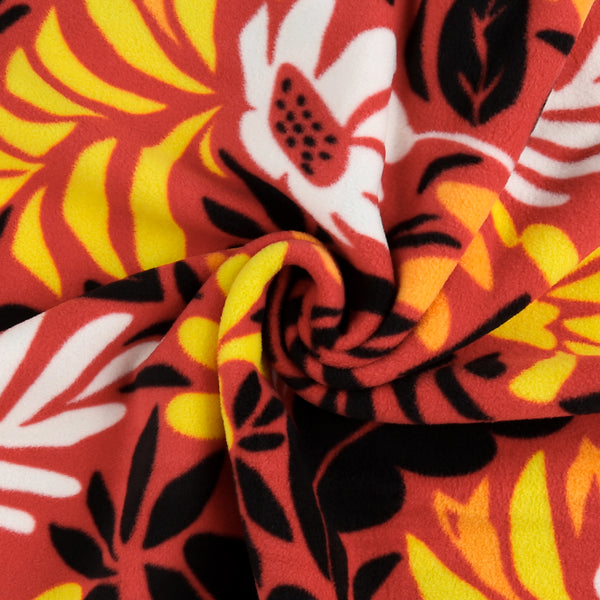 Mountain Fleece Prints - African Vibes - 034 - Red