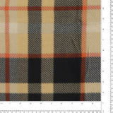 Mountain Fleece Prints - Street Plaid - 040 - Camel