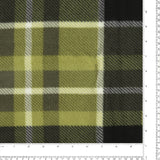 Mountain Fleece Prints - Street Plaid - 041 - Olive