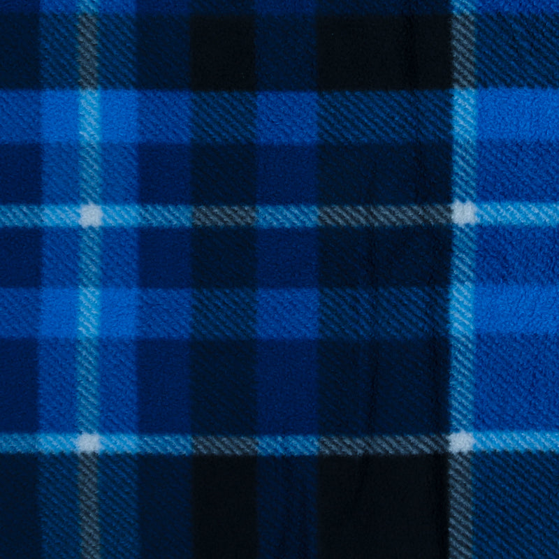 Molleton imprimé - Carreaux Urbains - 042 - Royal