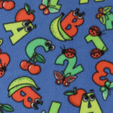 Printed Fleece - VALLEY - 002 - Blue