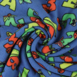 Printed Fleece - VALLEY - 002 - Blue