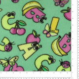 Printed Fleece - VALLEY - 003 - Green