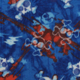 Printed Fleece - VALLEY - 007 - Royal