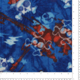 Printed Fleece - VALLEY - 007 - Royal