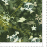 Printed Fleece - VALLEY - 009 - Khaki