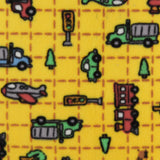 Printed Fleece - VALLEY - 011 - Yellow