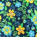 Molleton imprimé - <Valley> - 022 - Marine