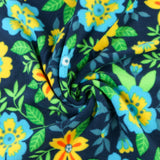 Molleton imprimé - <Valley> - 022 - Marine