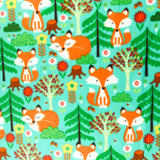 Molleton imprimé - <VALLEY> - 028 - Sarcelle