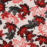 Printed Fleece - VALLEY - 034 - White