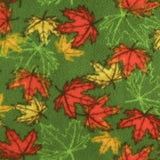 Printed Fleece - VALLEY - 035 - Green