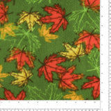 Printed Fleece - VALLEY - 035 - Green