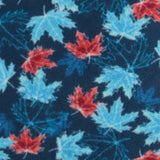 Printed Fleece - VALLEY - 036 - Blue